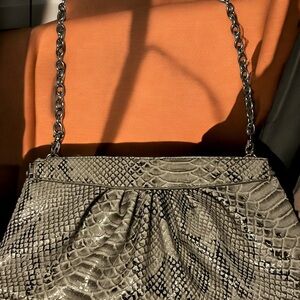 Snakeskin Small Clutch/Bag